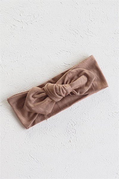 Camel Renkli Bebek Tavşan Kulak Bandana