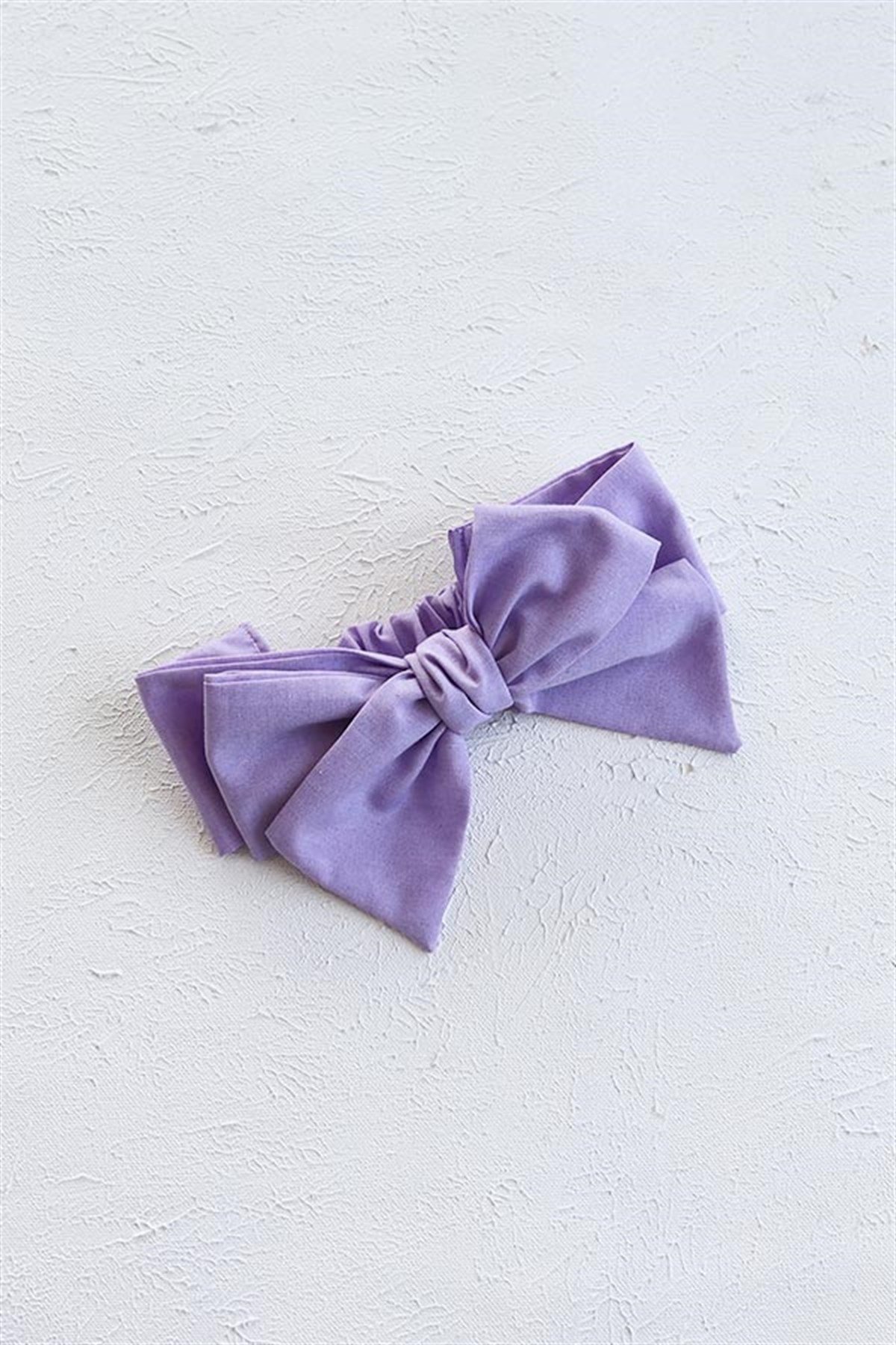 Eflatun Renkli Bebek Fiyonk Bandana