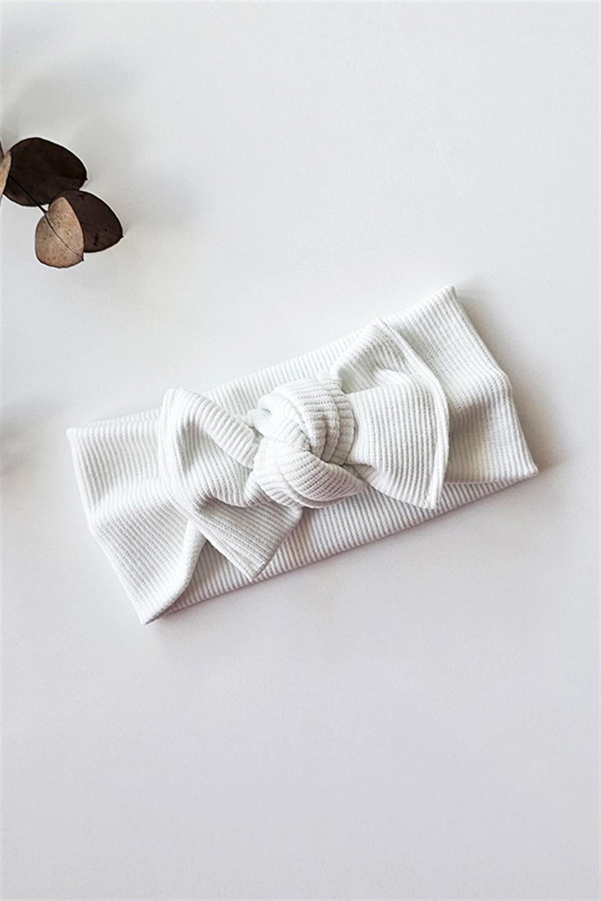 Ekru Renkli Yeni Ribana Bandana