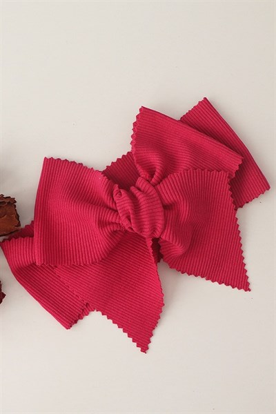 Fuşya Renkli Ribana Fiyonk Bandana