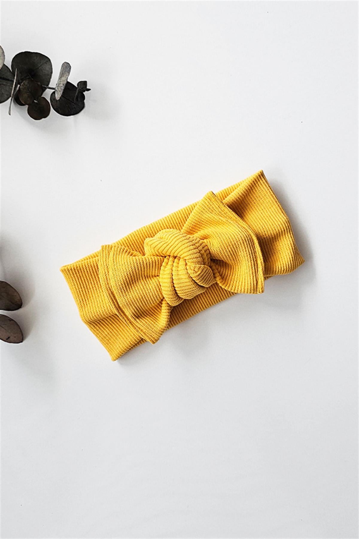 Hardal Renkli Yeni Ribana Bandana