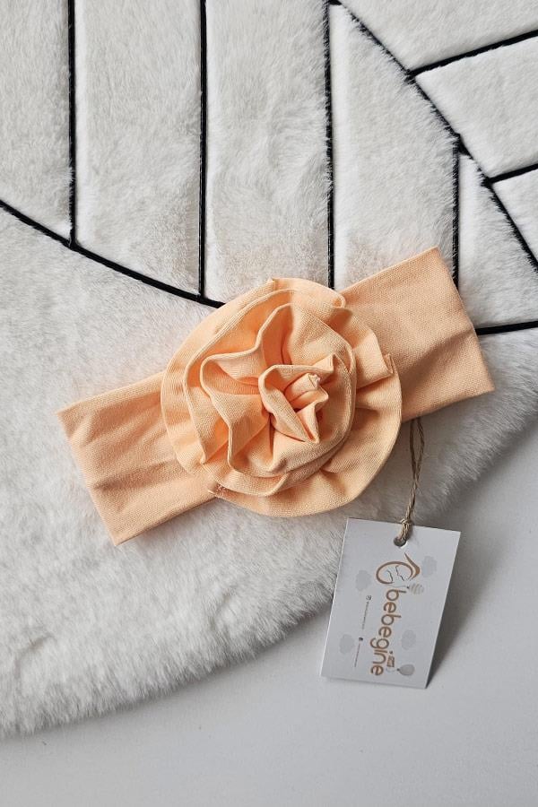 Kavuniçi Renkli Bebek Çiçek Bandana