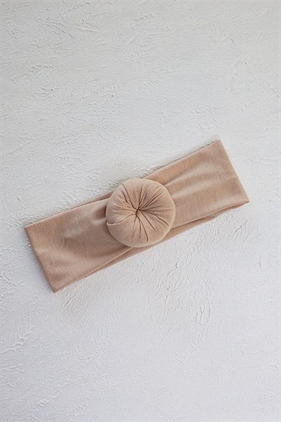 Krem Renkli Bebek Donut Bandana