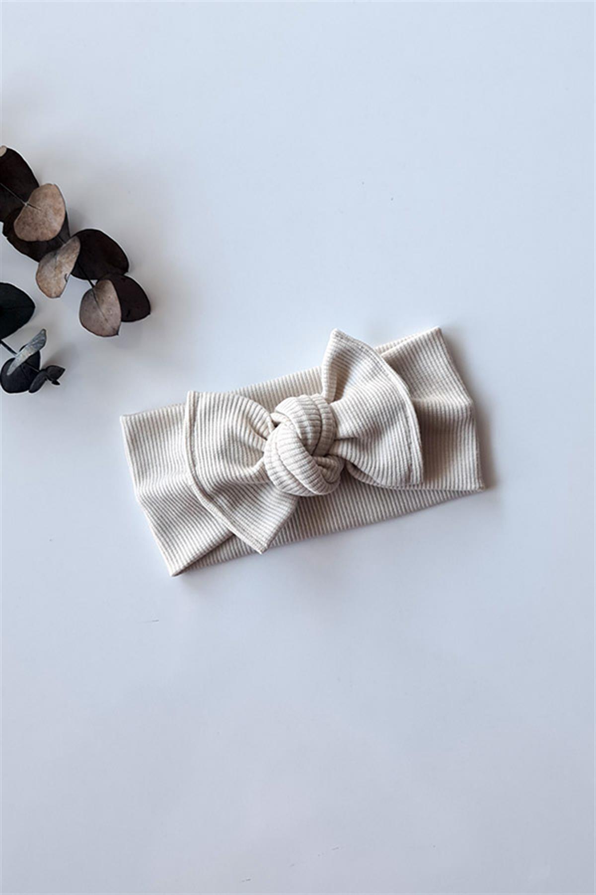 Krem Renkli Yeni Ribana Bandana