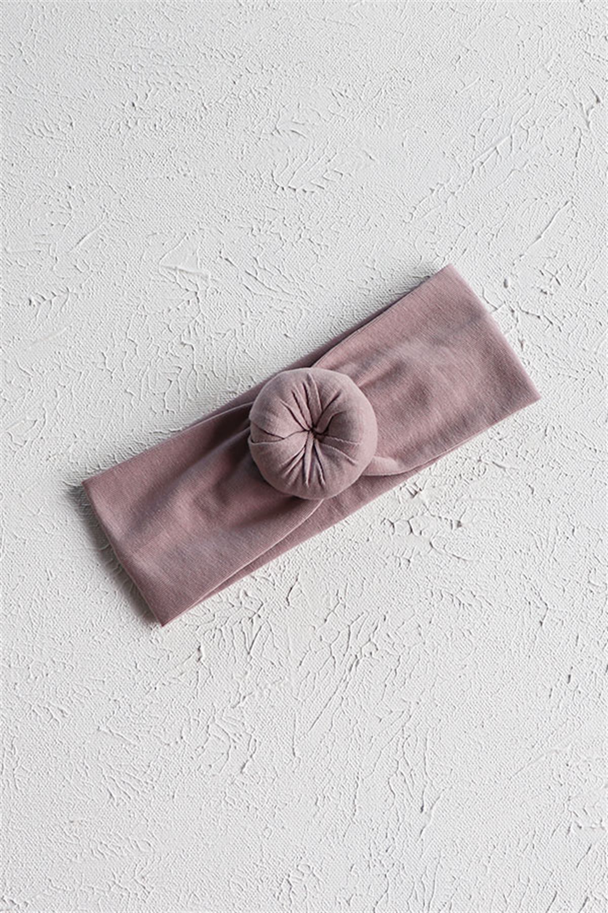 Leylak Renkli Bebek Donut Bandana