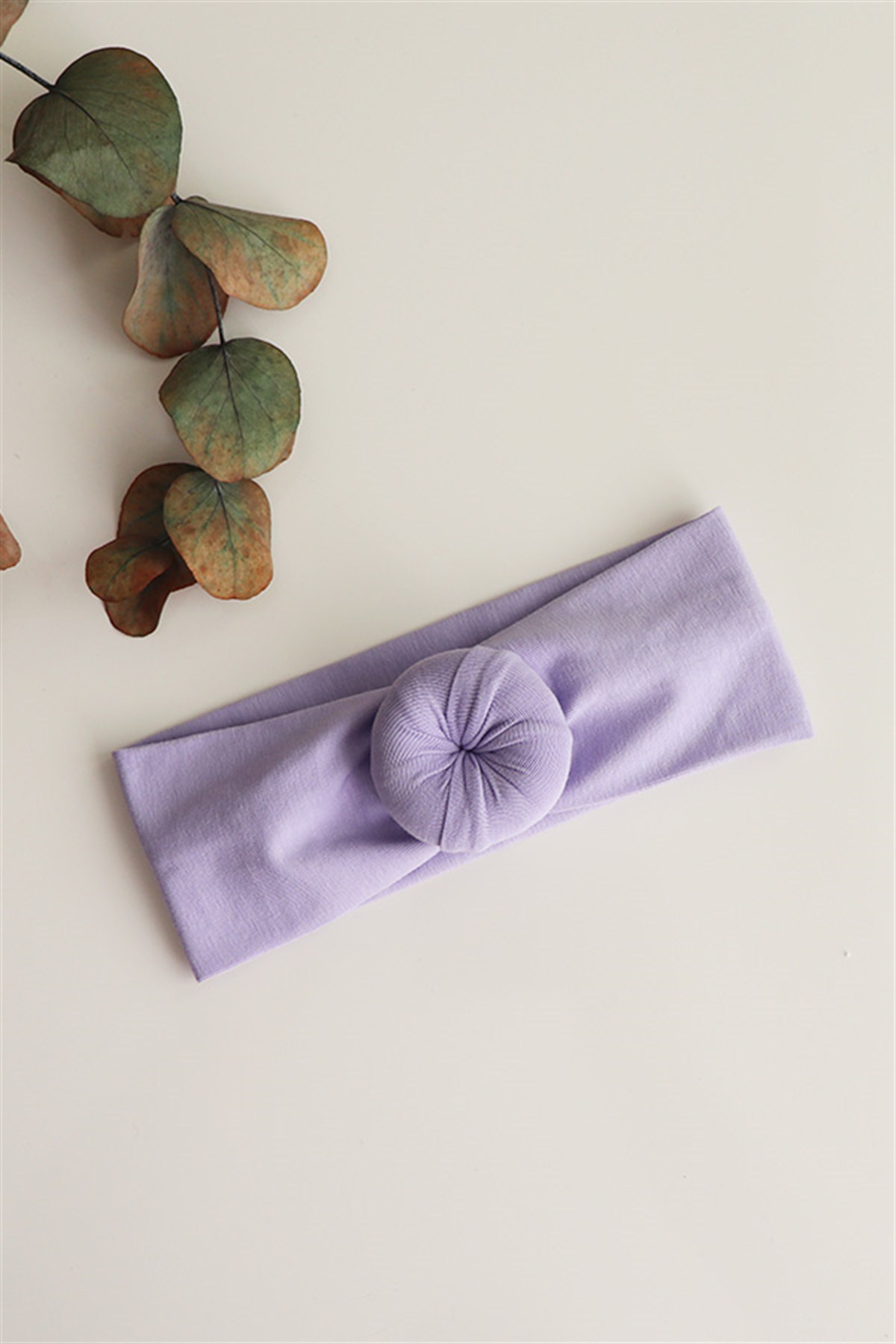 Lila Renkli Bebek Donut Bandana