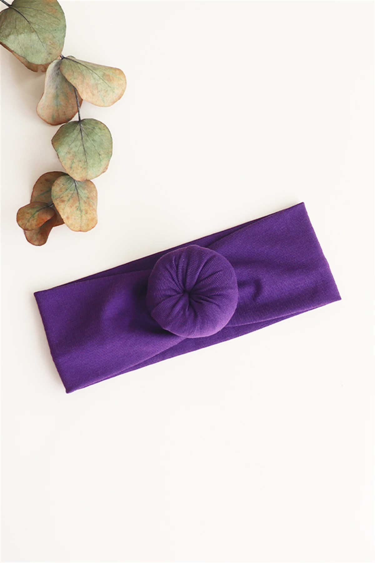 Mor Renkli Bebek Donut Bandana
