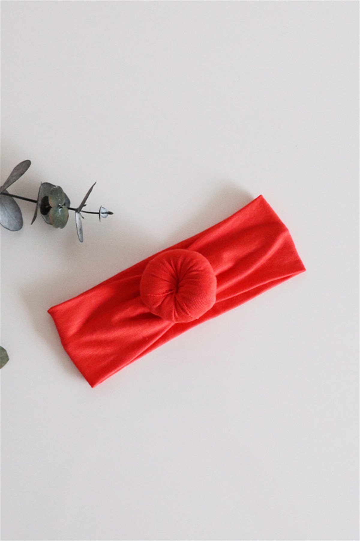 Nar Çiçeği Renkli Bebek Donut Bandana