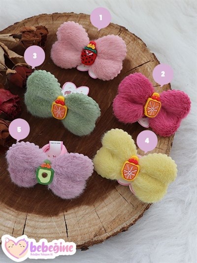 Peluş Fiyonk Figürlü Lastik Toka