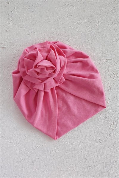 Pembe Rengi Bebek Çiçek Bone