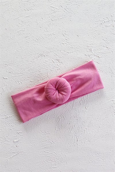 Pembe Renkli Bebek Donut Bandana