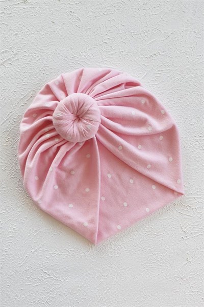 Pembe Renkli Puanlı Bebek Donut Bone
