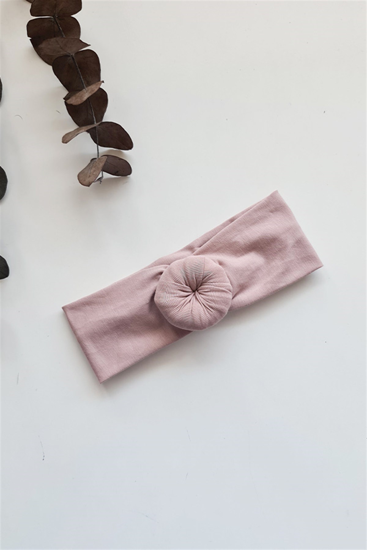 Pudra Pembe Renkli Bebek Donut Bandana