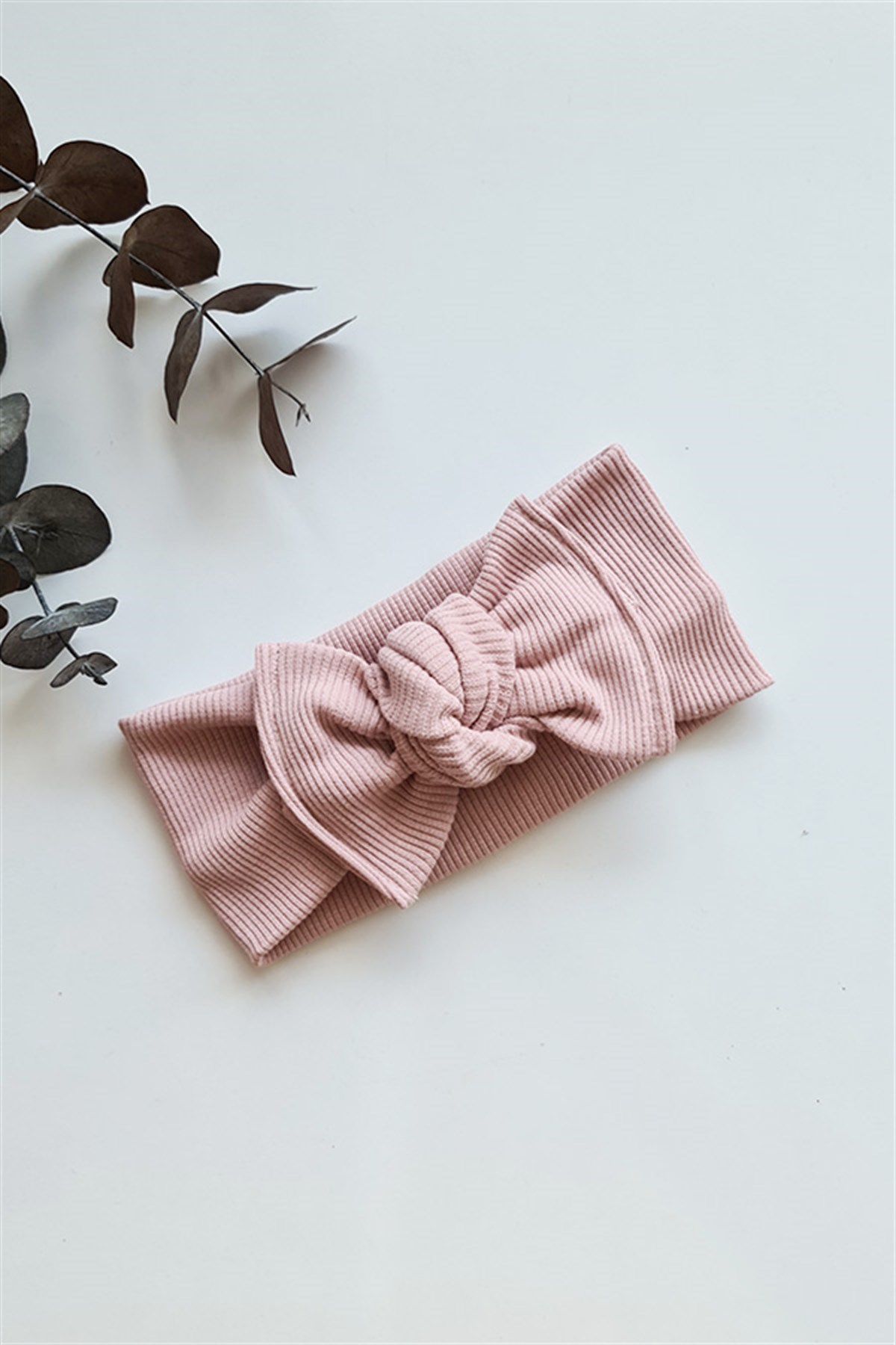 Pudra Pembe Renkli Yeni Ribana Bandana