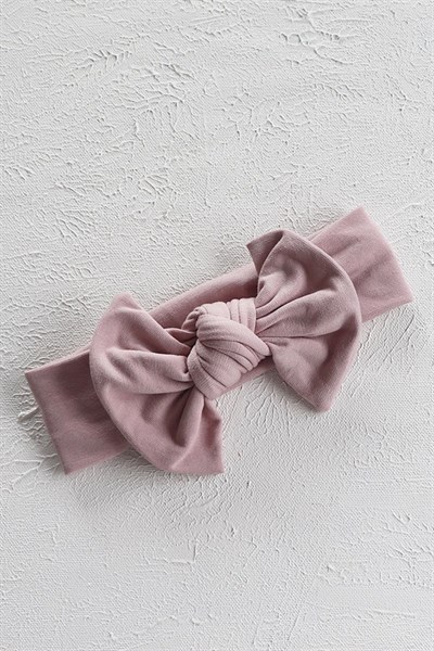 Pudra  Renkli Düğüm Fiyonk Bandana
