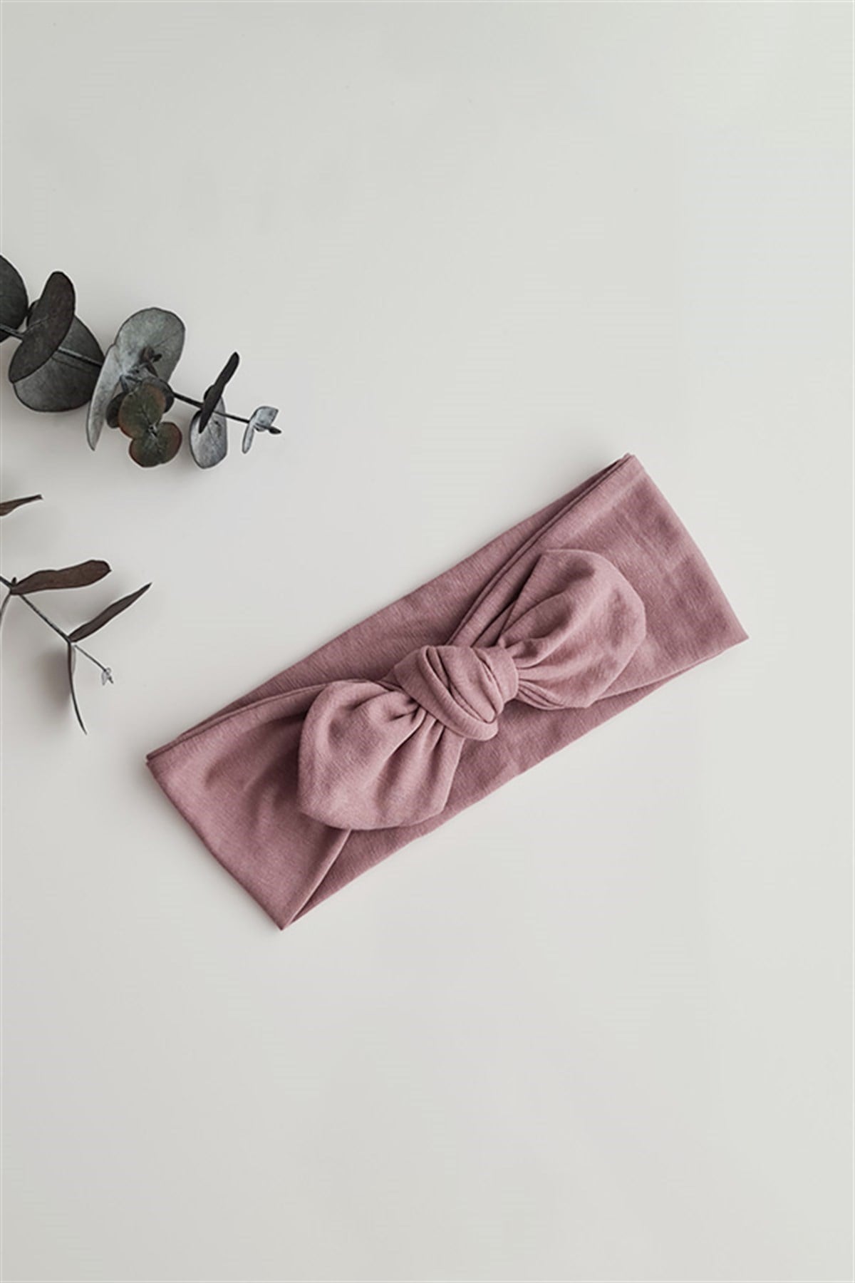 Pudra Renkli Tavşan Kulak Bandana