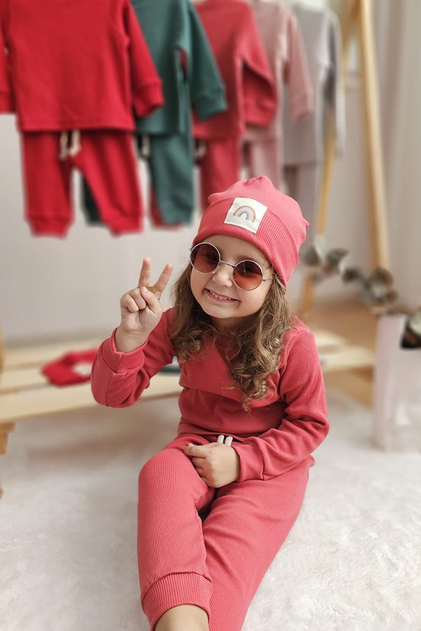 Rose Renkli Ribana Alt Üst Takım