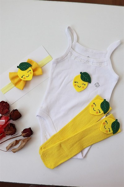 Sevimli Limon Konseptli Bebek Takım