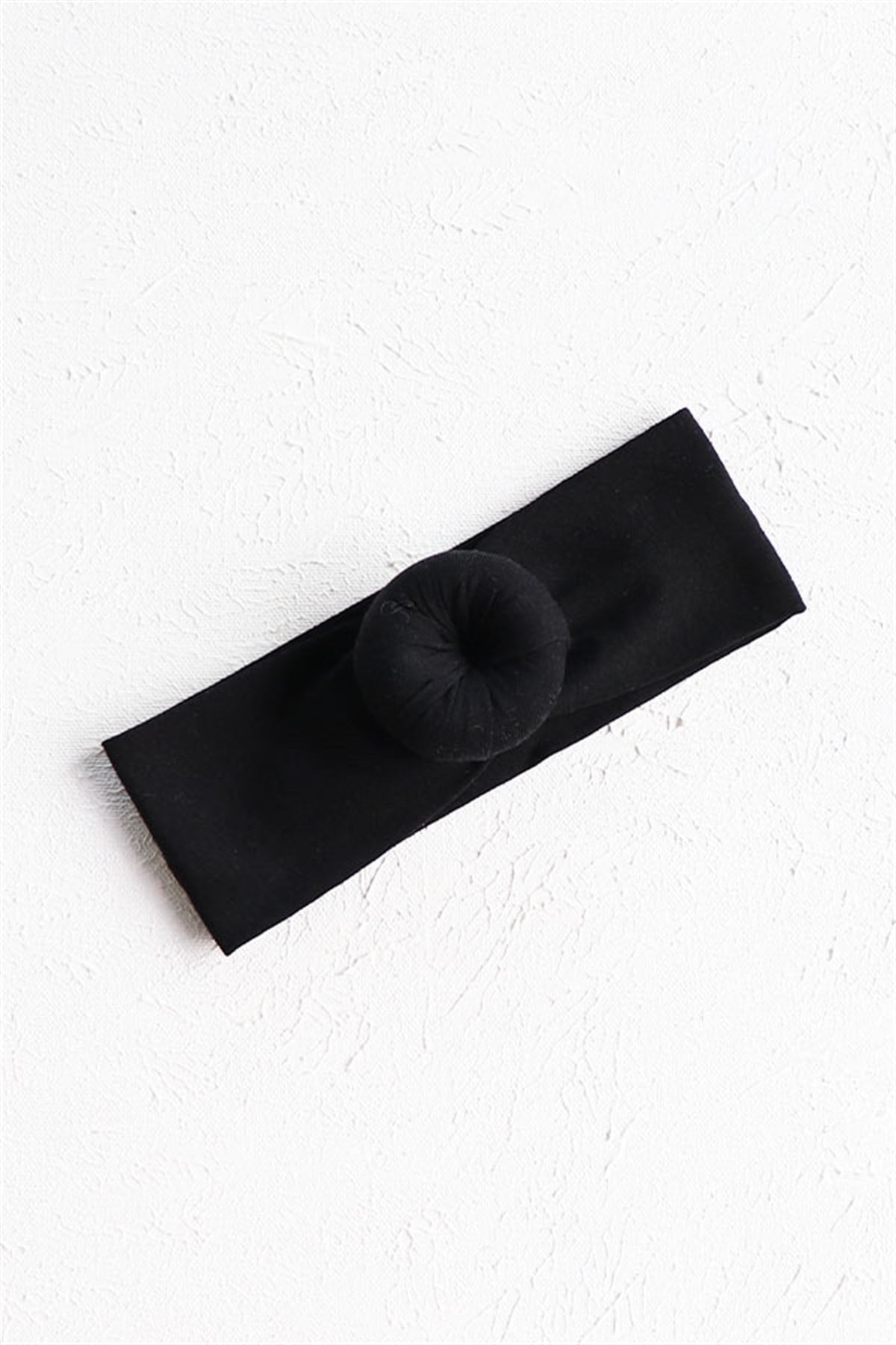 Siyah Renkli Bebek Donut Bandana