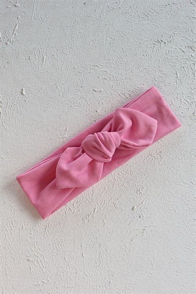 Soft Pembe Renkli Tavşan Kulak Bandana