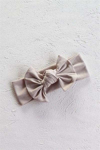 Taş Renkli Düğüm Fiyonk Bandana