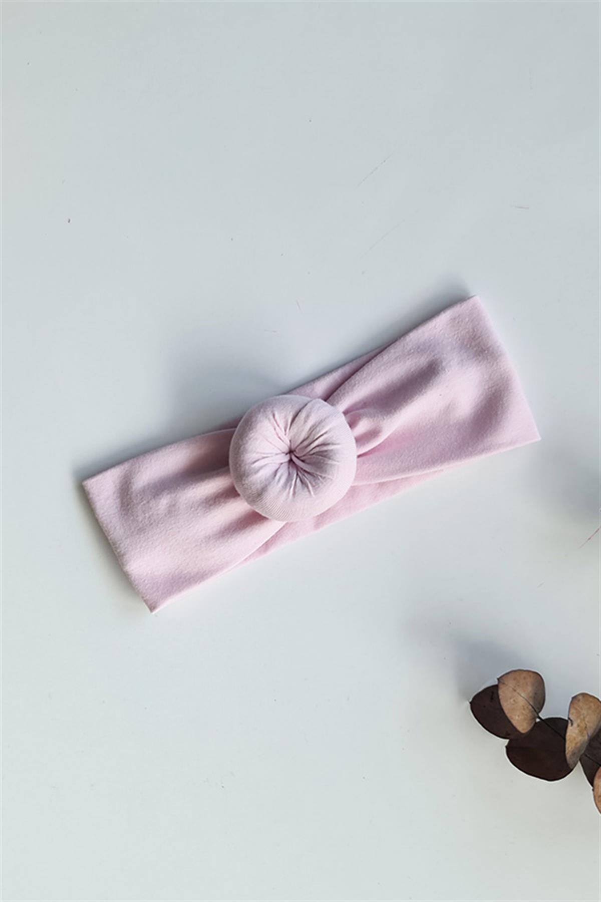 Uçuk Pembe Renkli Donut Bandana