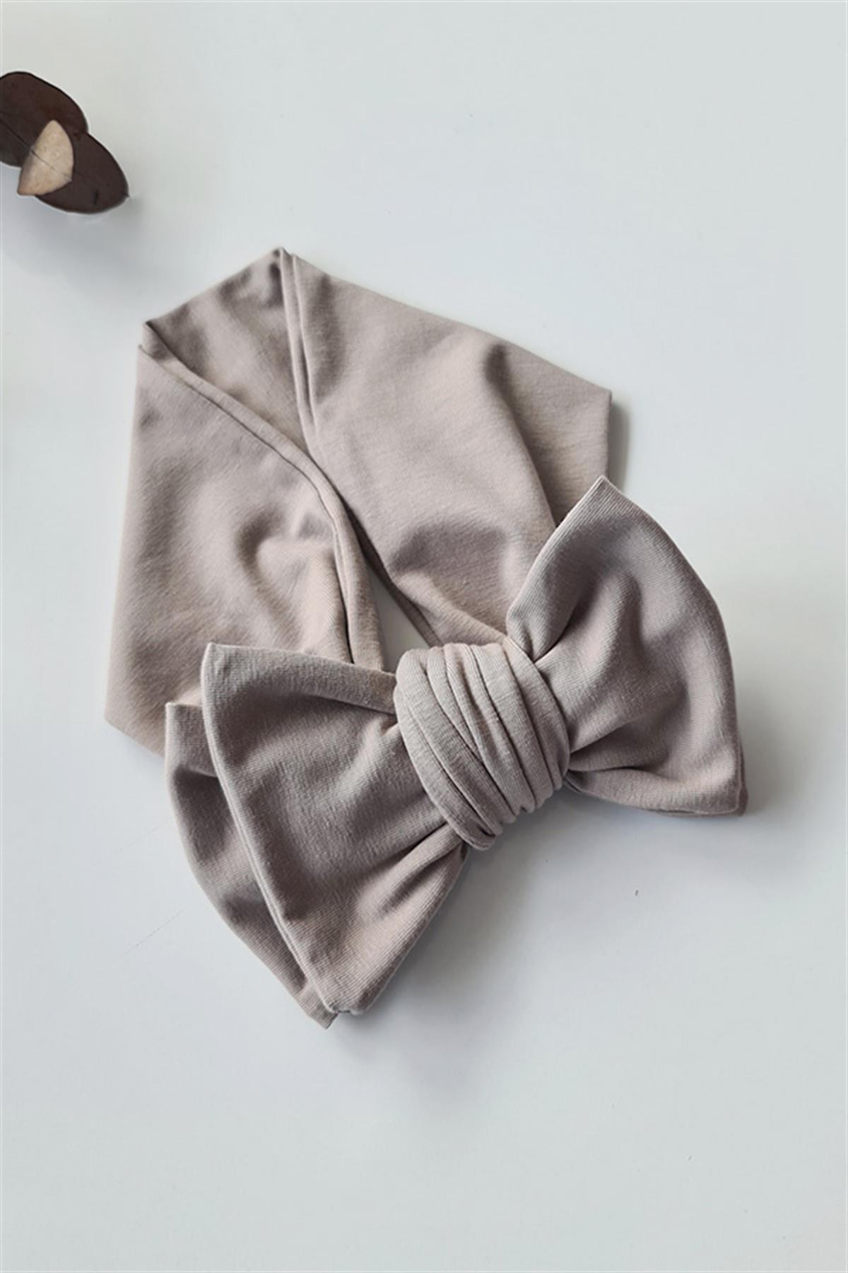 Vizon Renkli XXL Fiyonk Penye Bandana