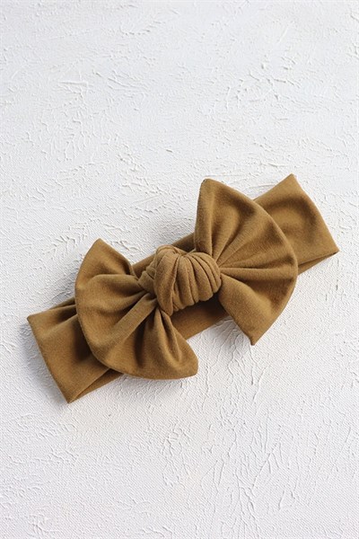 Yağ Yeşili Renkli Düğüm Fiyonk Bandana