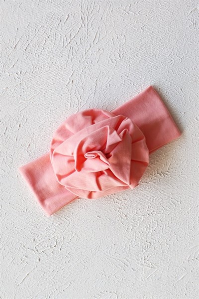Yavruağzı Renkli Çiçek Bandana