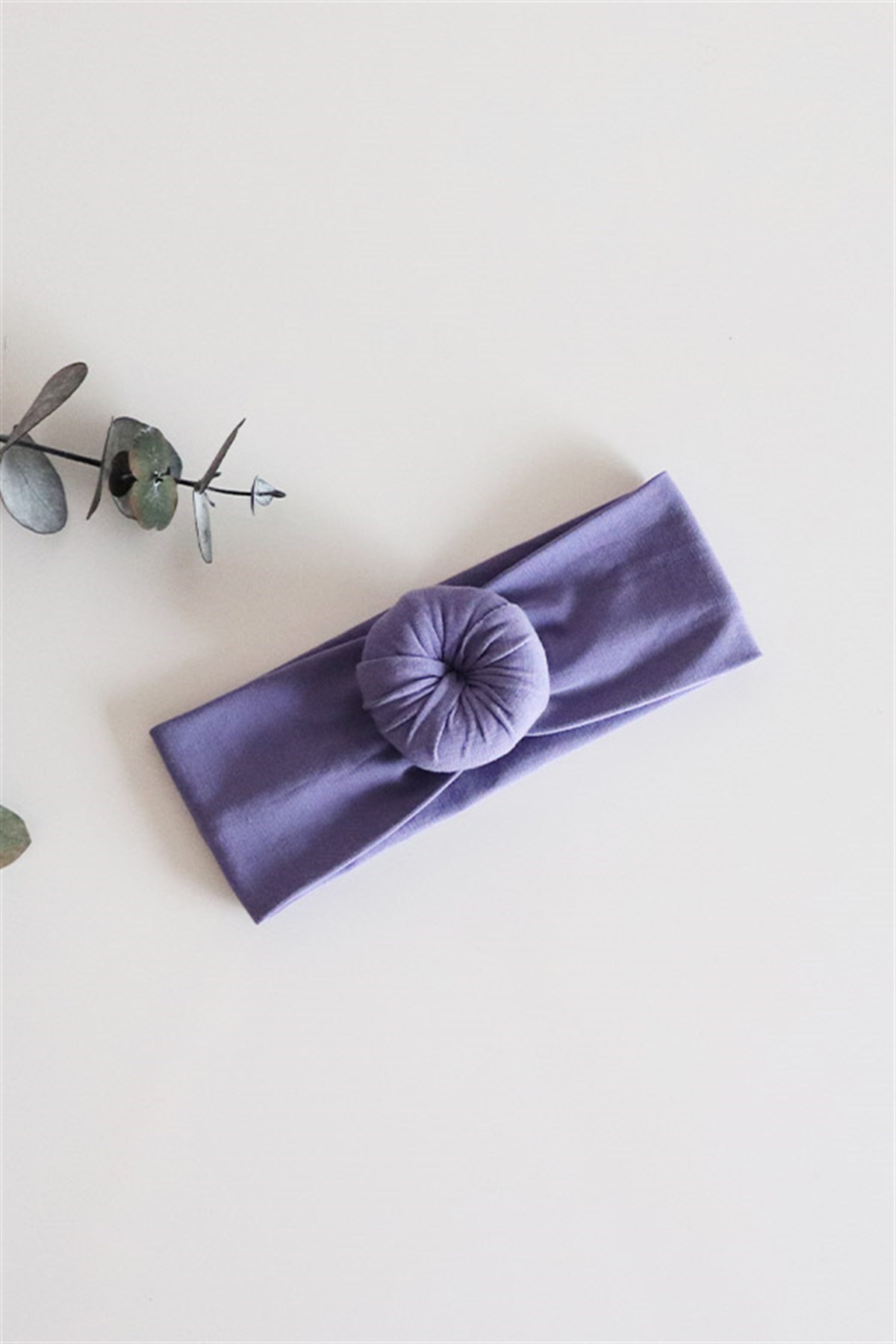 Yeni Mor Renkli Bebek Donut Bandana