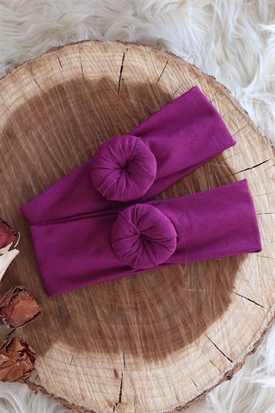 Yeni Mor Renkli Donut Bandana