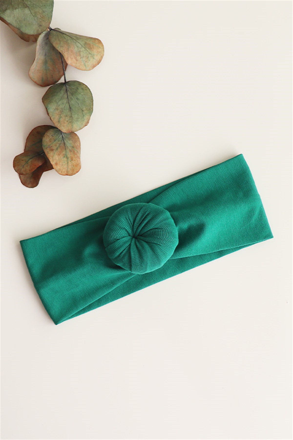 Yeşil Renkli Bebek Donut Bandana