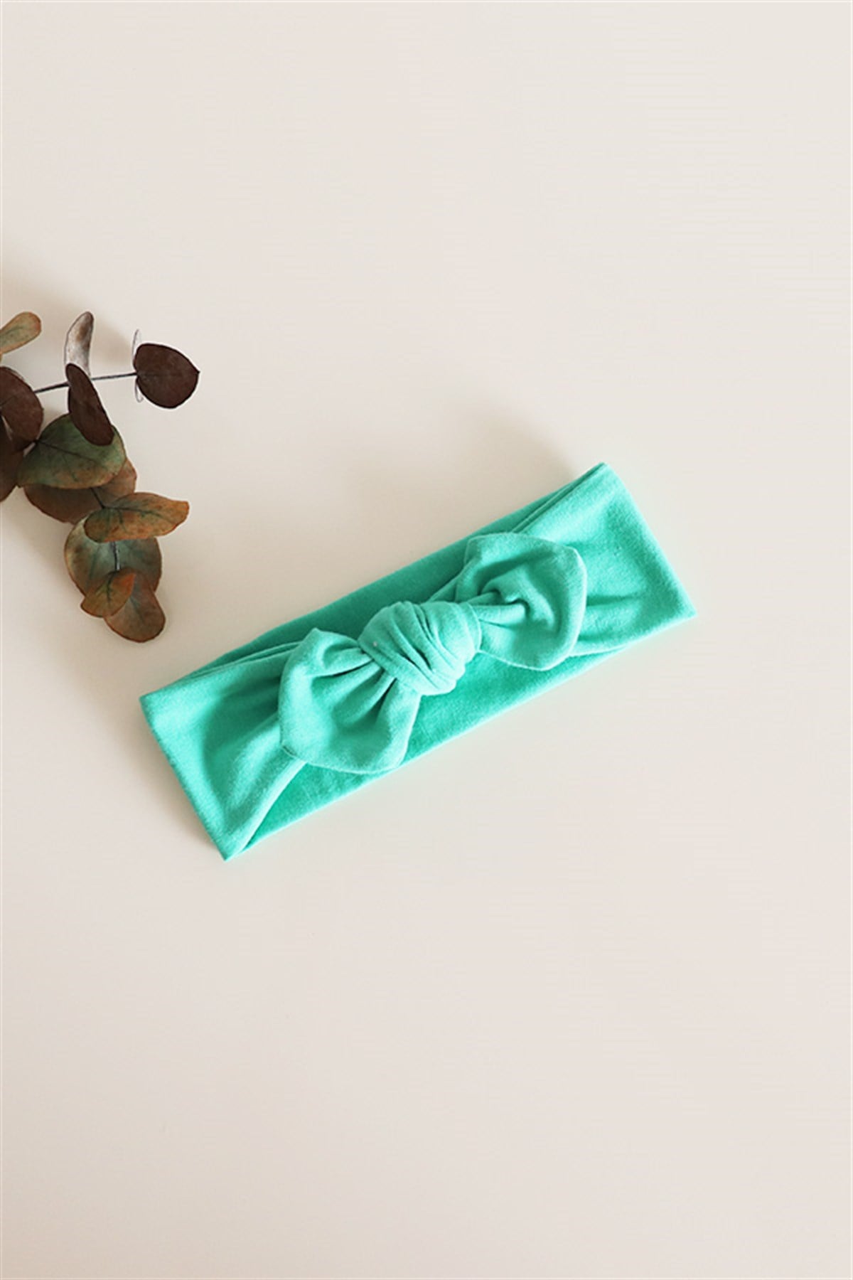 Yeşil Renkli Tavşan Kulak Bandana
