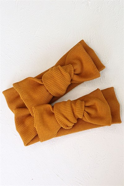 Zerdeçal Sarısı Renkli Ribana Bandana