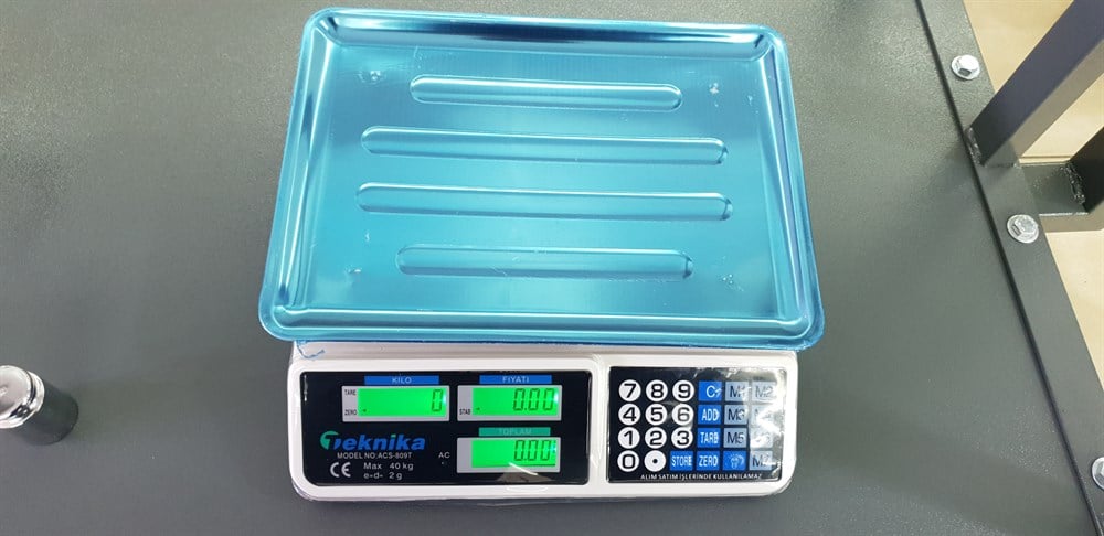 BRADER 40 Kg 2 Gr Fiyat Hesaplamalı Terazi