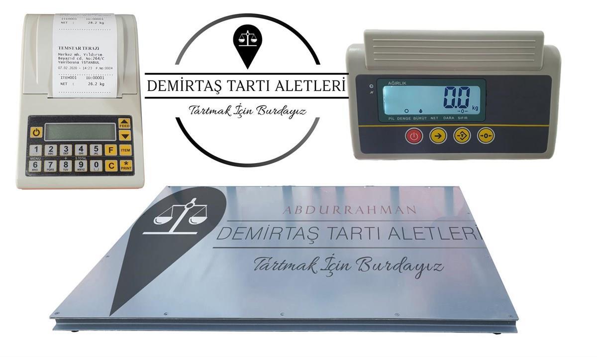 Demirtaş 2000 Kg 120x150Cm Yazıcılı Platform Baskül