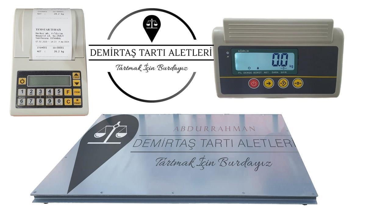 Demirtaş 2000 Kg 150x150 Cm Yazıcılı Platform Baskül