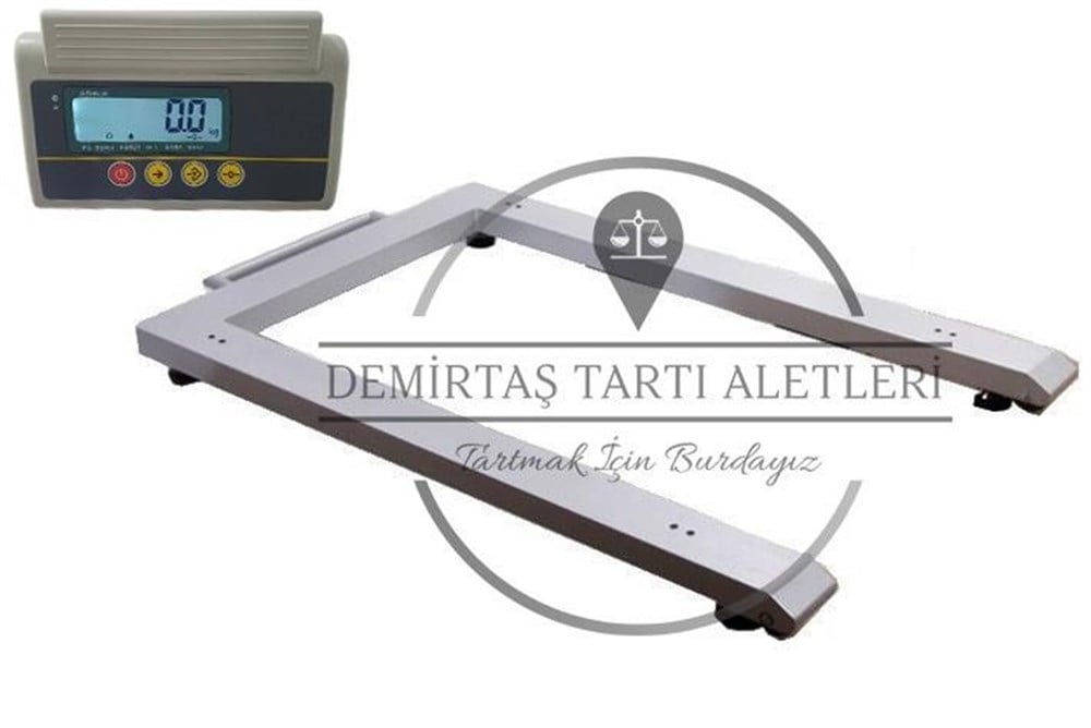 Demirtaş 3000 Kg 80x110 cm  U Tipi Palet Baskül