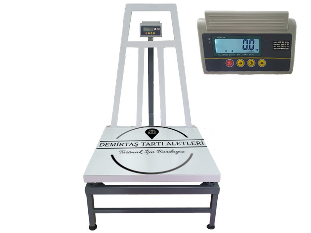 Demirtaş 3000 Kg 120x120 Cm Sehpalı Ağır Hizmet Tipi Baskül