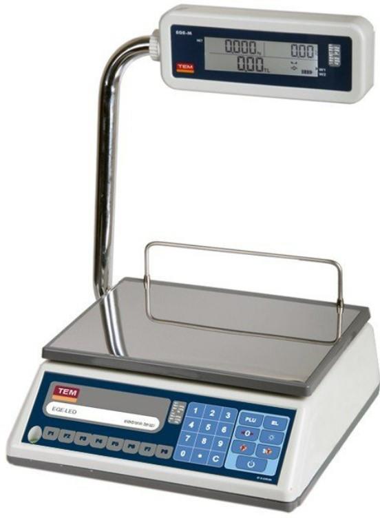 EGE-BD 6 Kg. 1/2 Gr. Fiyat Hesaplamalı Terazi