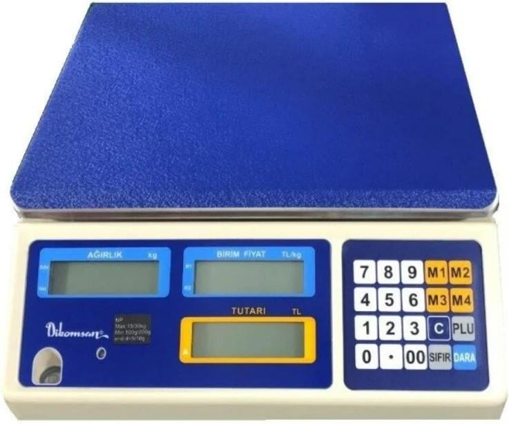 LP-60 KG X 10 / 20 GR FİYAT HESAPLAMALI TERAZİ