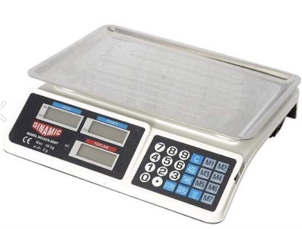 MİZANO 40 Kg 2 Gr Fiyat Hesaplamalı Terazi
