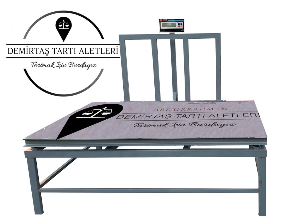 3000 Kg 150x200 Cm Demirci Tipi Baskül (İnce Tip)