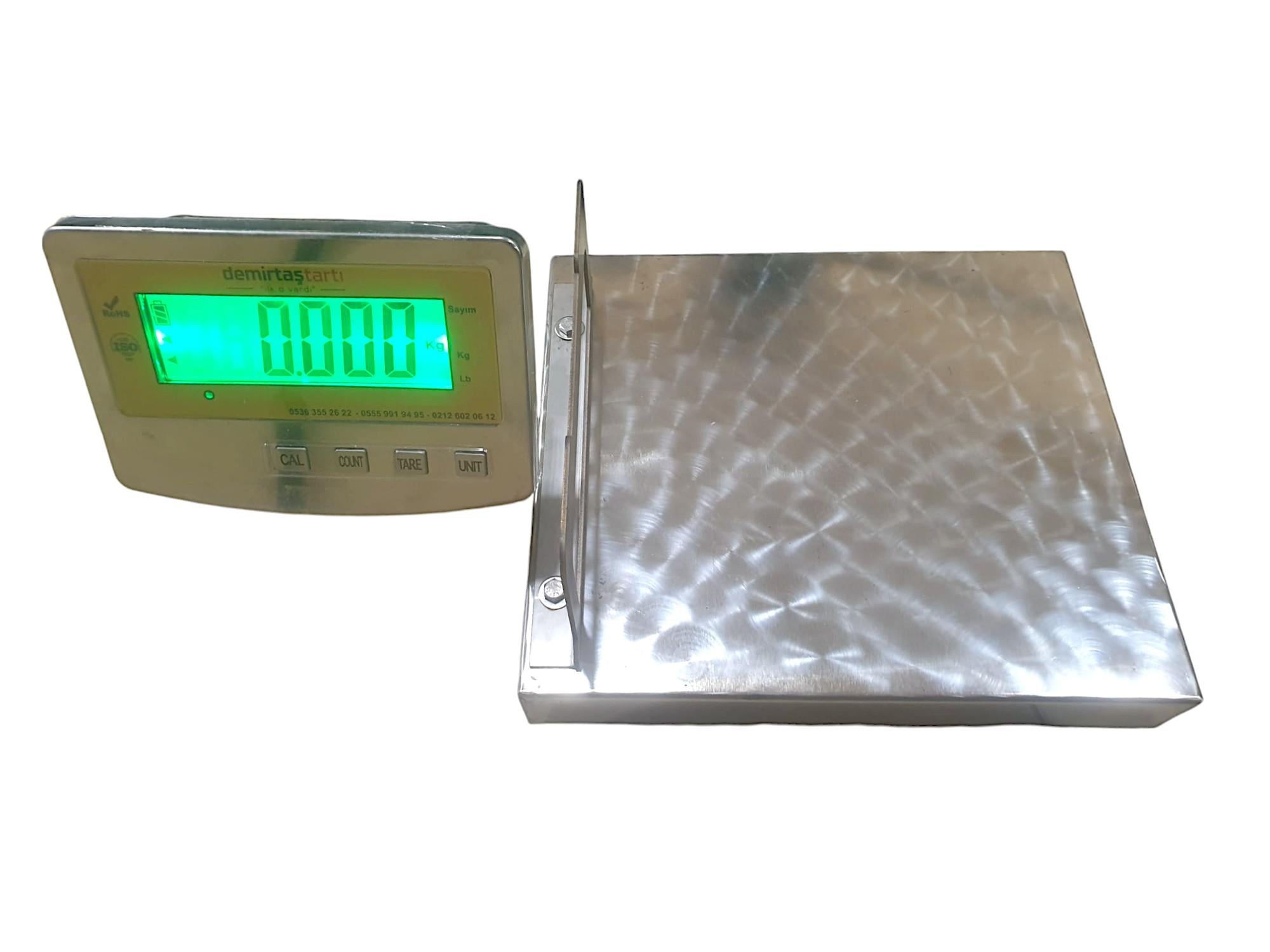 DEMİRTAŞ 150 Kg 35X40 Cm Paslanmaz Baskül