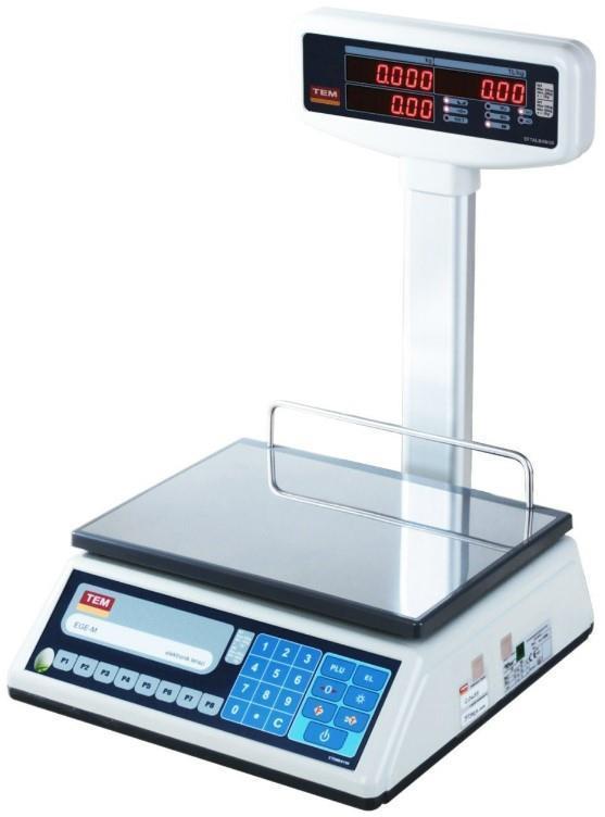 EGE-B1D 6 Kg. 1/2 Gr. Fiyat Hesaplamalı Terazi