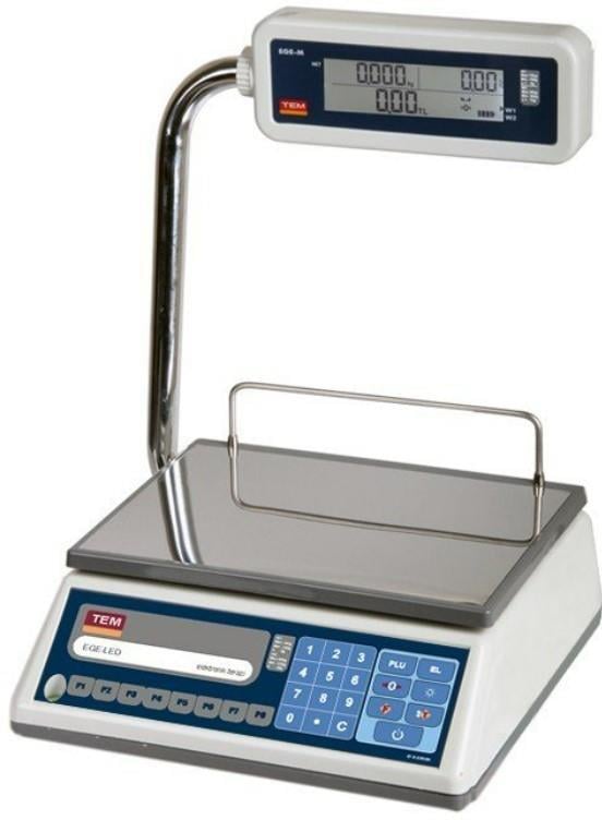 EGE-BD 6 Kg. 1/2 Gr. Fiyat Hesaplamalı Terazi