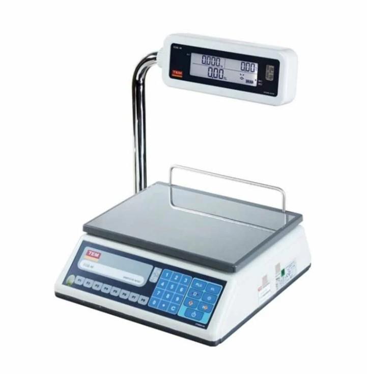 EGE LCD KATLANIR BOYUN 30 KG X 5 / 10 GR FİYAT HESAPLAMALI TERAZİ