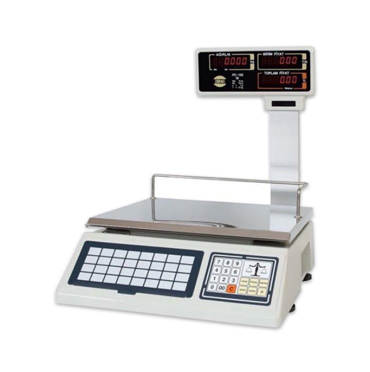 PC-100 6 Kg 1-2 Gr Fiyat Hesaplamalı Terazi