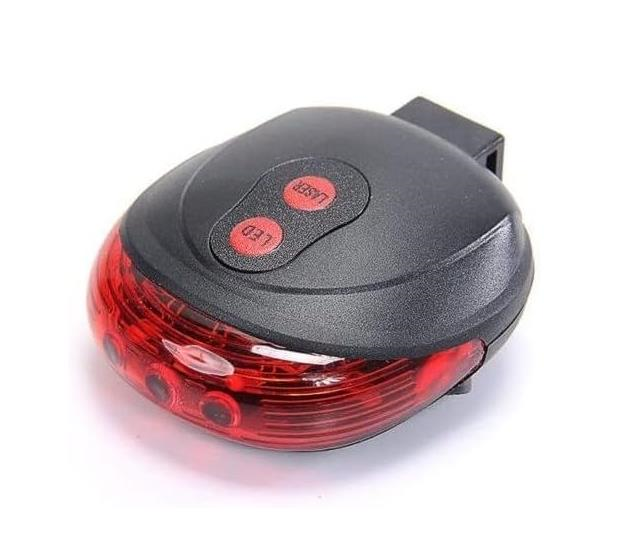 Arka Stop Lazer 5 LED'li - 3 Fonksiyonlu [Pil Dahil] JY-1L