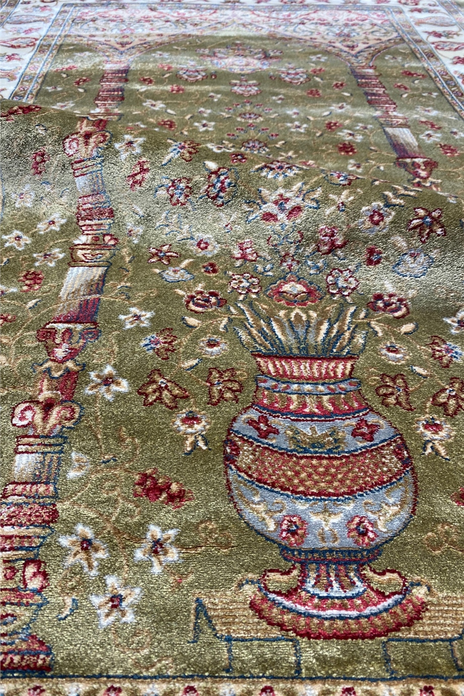 %100 NATÜREL İPEK SECCADE SC01 80x125